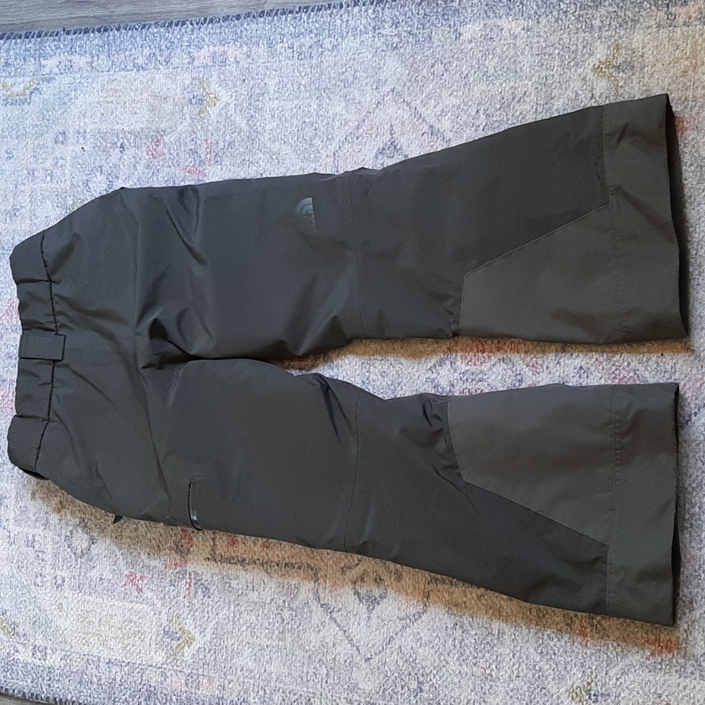 Girls Green The North Face ski pants size xs/tp with EZ grow feature - Picture 8 of 9